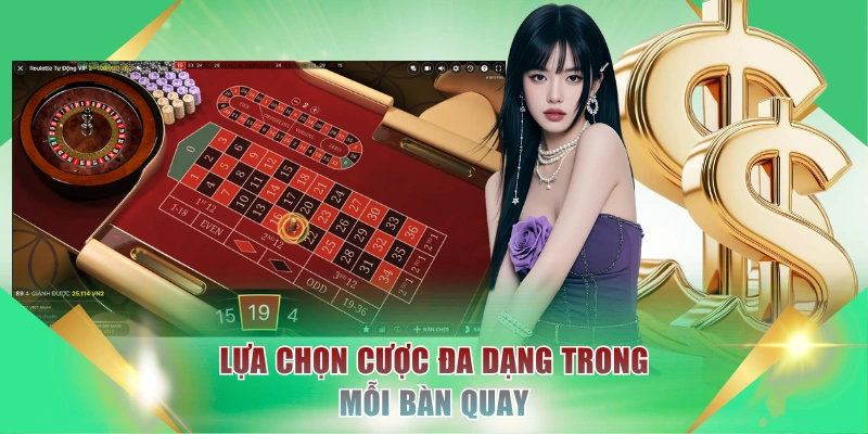 Roulette FB88 - Theo Dõi Bóng Lăn Săn Thưởng Cực Vui 2 Lựa chọn cược đa dạng trong mỗi bàn quay