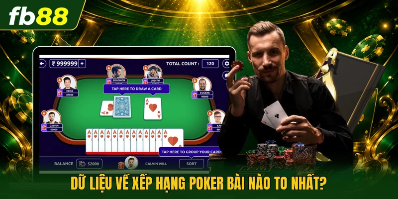 Poker Bài Nào To Nhất? - Khám Phá Quy Luật Thùng Phá Lớn 1 Dữ liệu về xếp hạng poker bài nào to nhất?