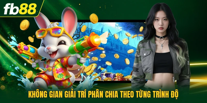 Đại Hải Trình | Cơ Chế Chơi Bắn Cá Đổi Thưởng Hiện Đại 3 Không gian giải trí phân chia theo từng trình độ